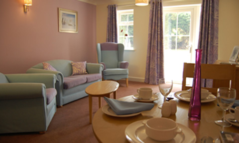 Care suite at Rodwell House care home